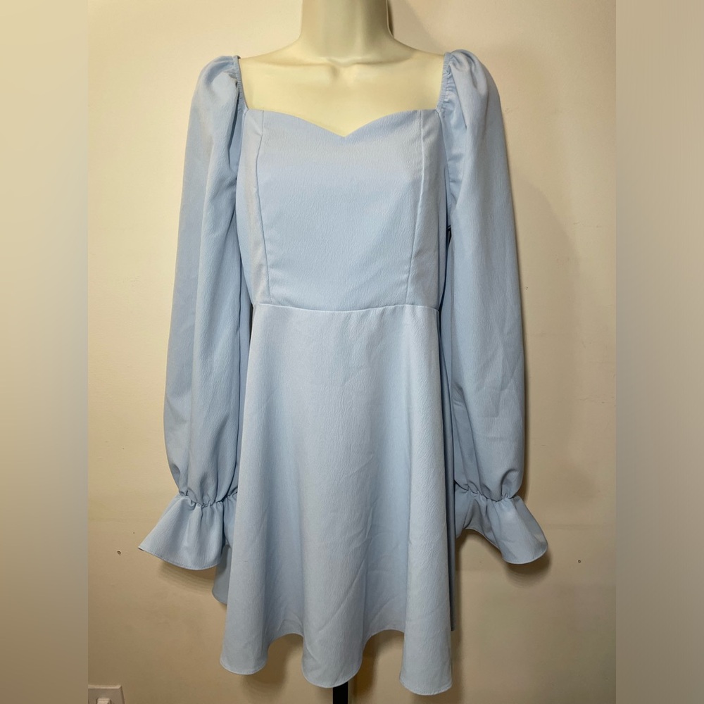 SHEIN Sky Blue Dress